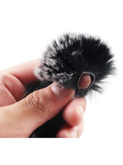 2 قطعة ملحقات صيد الخارجية للقوس والنبل، ماص الصدمات التقليدي للوتر، وملحق ماص صدمات للقوس من شعر الأرنب للاستخدام الخارجي