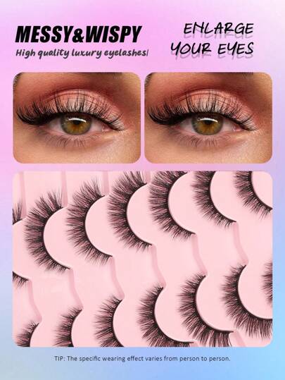 3 زوج من رموش العين الطبيعية من فرو الأرنب الصناعي الناعم، رموش صناعية ذكية، رموش كاملة مناسبة للاستخدام اليومي