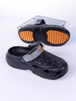 صنادل الشاطئ الصيفية الجديدة لعام 2025 ذات الرقبة السميكة المقاومة للإنزلاق للرجال، للاستخدام في الخارج والقيادة، متينة