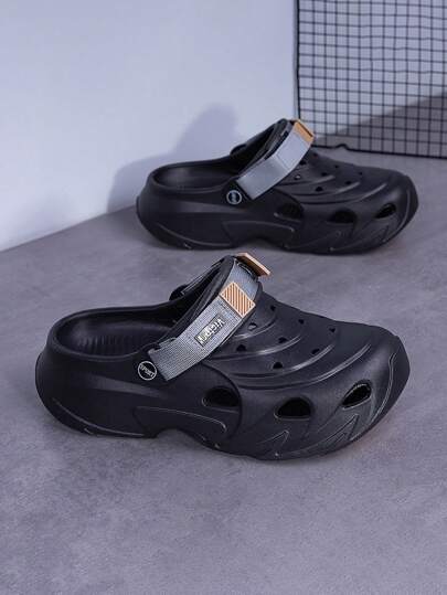 صنادل الشاطئ الصيفية الجديدة لعام 2025 ذات الرقبة السميكة المقاومة للإنزلاق للرجال، للاستخدام في الخارج والقيادة، متينة