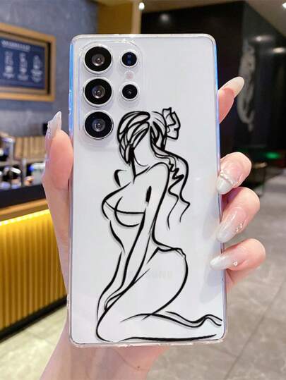 قطعة واحدة من غطاء هاتف سلسلة كرتون أصلي، مناسب ل- Galaxy/S20/FE A06 5G/Mi 15 Ultra/Infinix Note 40 Pro/Infinix Note 40 Pro+، غطاء حماية مثقب مخصص، هدية مثالية