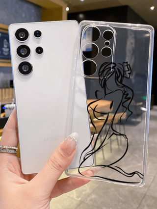 قطعة واحدة من غطاء هاتف سلسلة كرتون أصلي، مناسب ل- Galaxy/S20/FE A06 5G/Mi 15 Ultra/Infinix Note 40 Pro/Infinix Note 40 Pro+، غطاء حماية مثقب مخصص، هدية مثالية