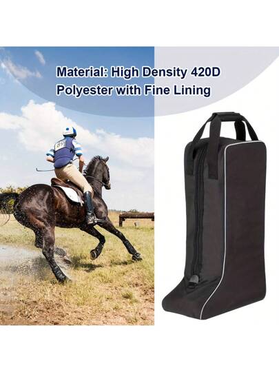 حقيبة تخزين لأحذية ركوب الخيل، منظم يدوي لأحذية الخيل، حقيبة لإكسسوارات ركوب الخيل