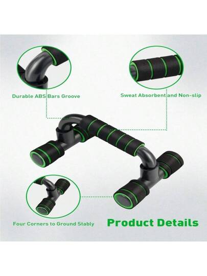 زوج من أدوات الضغط الرياضية القابلة للطي على شكل حرف H لتدريبات اللياقة البدنية والرياضة المنزلية، لرجال ونساء، معدات اللياقة البدنية المنزلية