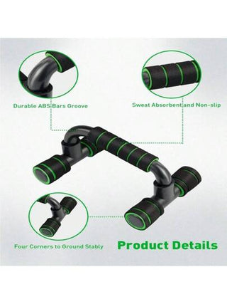 زوج من أدوات الضغط الرياضية القابلة للطي على شكل حرف H لتدريبات اللياقة البدنية والرياضة المنزلية، لرجال ونساء، معدات اللياقة البدنية المنزلية