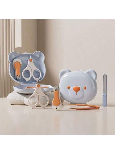 5 قطع مجموعة مقص أظافر للأطفال الرضع، قاطع أظافر حديثي الولادة آمن، مقاطع أظافر وملف أظافر للأطفال