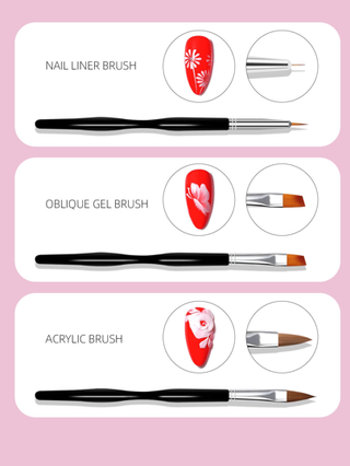 10 قطعة طقم أقلام لرسم الفن على الأظافر، مناسبة لطلاب الفن
