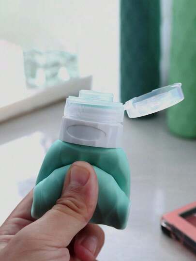 4 عبوات من زجاجات السفر السيليكون للمستحضرات الصحية، معتمدة من TSA سعة 3 أونصة، عبوات سفر قابلة للضغط مقاومة للتسريب، اكسسوارات سفر لشامبو والبلسم والكريم