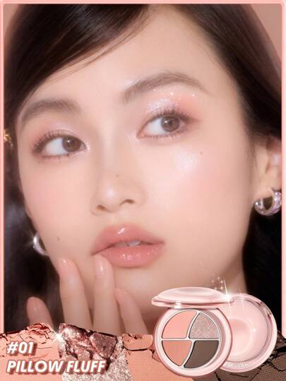 SHEGLAM Daydreamer لوحة صغيرة - وسادة ناعمة عيد الأب تخرُّج عيد ميلاد عطلة عام 2000 فاخر موضة ماكياج مستحضرات التجميل حفلة شاطئ يسافر التخييم في الهواء الطلق مدرسة حرم الجامعة رحلة المهرجانات ديكور هدية حاضر وَردَة بنت كوسبلاي أفضل لون سحر الاهتزاز