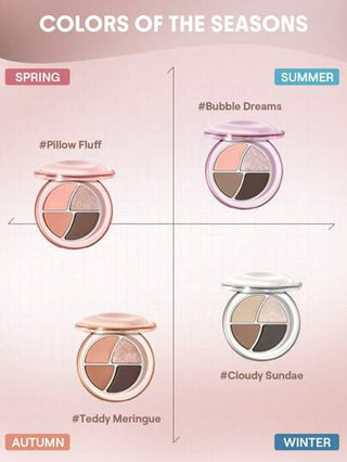 SHEGLAM Daydreamer لوحة صغيرة - ميرينغ الدب عيد الأب تخرُّج عيد ميلاد عطلة عام 2000 فاخر موضة ماكياج مستحضرات التجميل حفلة شاطئ يسافر التخييم في الهواء الطلق مدرسة حرم الجامعة رحلة المهرجانات ديكور هدية حاضر وَردَة بنت كوسبلاي أفضل لون سحر الاهتزاز