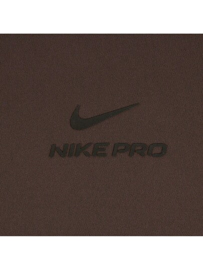 Nike ملابس علوية قصير الأكمام من الحياكة بدون ياقة للرجال بلون THV0410-237