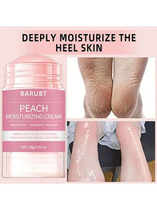BARUBT كريم قدم البرقوق 40جم، مناسب للقدم الجافة والمتشققة، يرطب القدم الجافة، يمنع تشقق القدم، يجعل القدم ناعمة وناعمة، مغذي للقدم
