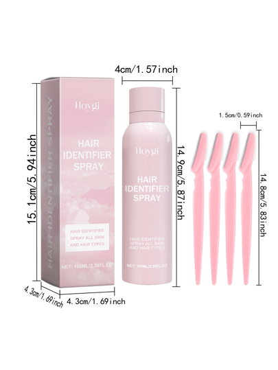 رذاذ التعرف على الشعر الوجهي هو رذاذ مخصص للتنظيف اللطيف وغير المهيج للبشرة وتليين الشعر، فهو ينظف ويزيل الشعر بسرعة