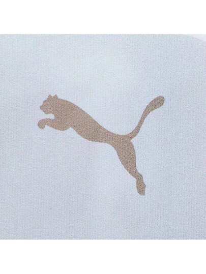 Puma بلوزة قصيرة الأكمام من الكريات بياقة طاقم للرجال "ALL IN GOOD TIME" 63479202