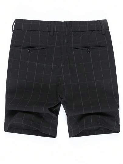 شورتات رجالية قصيرة ذات جيب مائل وخصر متوسط وقصة ضيقة ،ذات ساق مستقيمة بنمط رسمي يصل لطول الركبة، مناسبة للاستخدام اليومي وكهدية لزوج أو حبيب