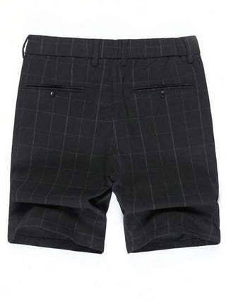 شورتات رجالية قصيرة ذات جيب مائل وخصر متوسط وقصة ضيقة ،ذات ساق مستقيمة بنمط رسمي يصل لطول الركبة، مناسبة للاستخدام اليومي وكهدية لزوج أو حبيب