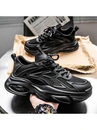 كوكي رجالي ي2025 جديد صيفي من الشبكة قابل للتنفس أحذية رياضية كاجوال، خفيفة الوزن، بسيطة، وظيفية بنعل سميك مانع للانزلاق ماص للصدمات ناعم برقبة منخفضة وأصبع قدم مستدير مناسب للعمل والتنقل والجري والخارجي والشارع