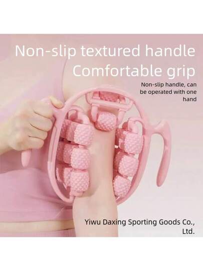 جهاز تدليك الساق ب- 3 أسطوانات، إرتخاء مزدوج، خيارات متعددة الألوان، أداة تخفيف العضلات الأساسية للنساء، محمول ومريح، معدات تمارين منزلية، دوَّار تدليك الساق مع أسطوانة EVA رغوية ومكرة تدليك باليد - طقم استرخاء العضلات اليوغا، تصميم مجوف، طقم دُوَّارة ليا