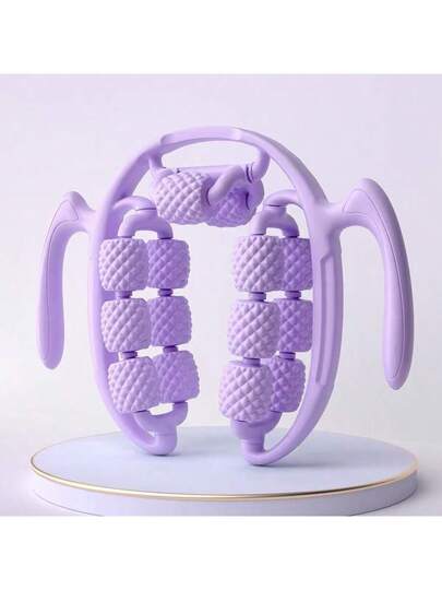 مدلك الساق ذو البكرتين المزدوج، يوفر إغاثة مزدوجة، متوفر بألوان وأنماط متعددة ، أداة إراحة العضلات الأساسية للنساء، محمول وسهل الاستخدام ، معدات اللياقة المنزلية، جهاز تدليك الساق للنساء