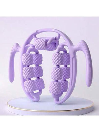 مدلك الساق ذو البكرتين المزدوج، يوفر إغاثة مزدوجة، متوفر بألوان وأنماط متعددة ، أداة إراحة العضلات الأساسية للنساء، محمول وسهل الاستخدام ، معدات اللياقة المنزلية، جهاز تدليك الساق للنساء