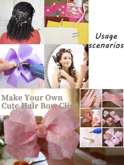 5/30/50/100 شريحة شعر معدنية خفية للنساء، مقاطع سنّور فضية للباروكة/الضفيرة ، إكسسوارات الشعر