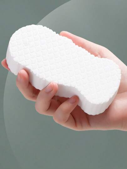 6 قطع - إسفنجة استحمام كاشطة سحرية - إسفنجة الاستحمام والاستحمام فائقة الليونة - تزيل الجلد الميت والشوائب من الجسم - رائعة للبالغين والأطفال - قابلة لإعادة الاستخدام