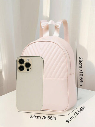 حقيبة ظهر نسائية مبطنة بشكل حرف V قطعة واحدة، حقيبة ظهر مطرزة جميلة، حقيبة ظهر شخصية غير رسمية، حقيبة سفر، مناسبة للاستخدام اليومي والمدرسة والحفلات، خيار هدية مثالي