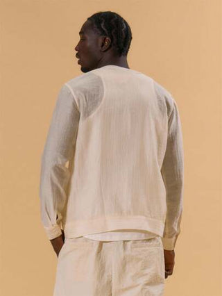 Musero جاكيت رجالي كتان مفصلة طويلة الأكمام مع جيب أمامي، مريحة للخريف والصيف، للعطلات والأجازات