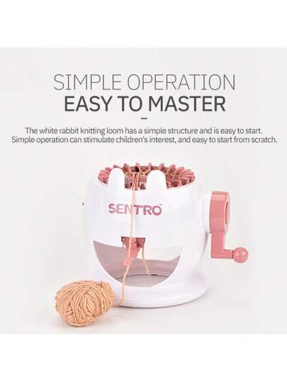 آلة الحياكة الذكية 22 إبرة، نول اليد المنسوج بالصوف، طقم نول الحياكة DIY لصنع القبعات والأوشحة والقفازات والجوارب ، وألعاب بيت اللعب كهدايا عيد الميلاد وعيد الهالوين