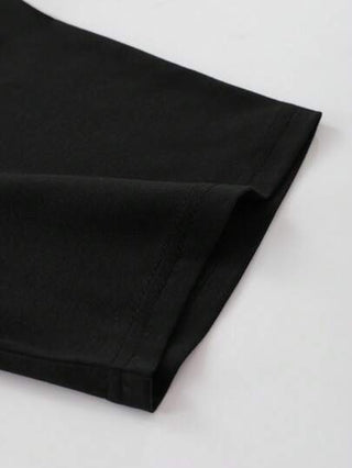 ROMWE MEN Grunge Punk قميص تي شيرت كم قصير مطبوع بطبعة الصورة الحرارية والسيلويت الرجعي للشارع، صيفي، بطراز عام 2000