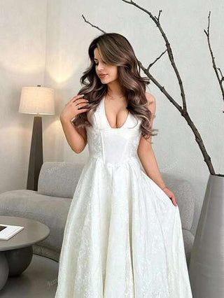 Jemour فستان سوارية للنساء أنيق من القماش الأطلسي جاكوارد بربطة وتفاصيل على شكل فيونكة، مناسب للارتداء اليومي والخروجات والسهرات والكلوب والأعياد ، بأسلوب أميري، ملائم للخريف وكوستيوم هالوين