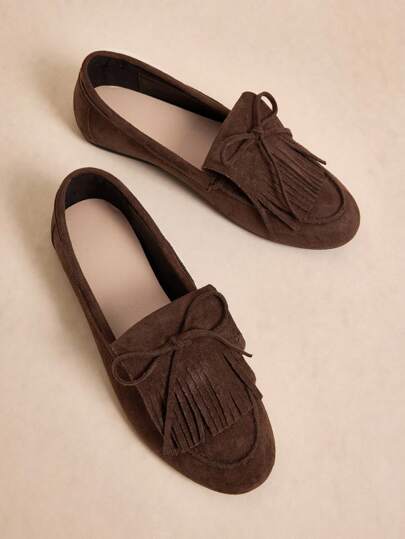 Rosivie حذاء نسائي بتصميم الشرارب والقوس المسطح