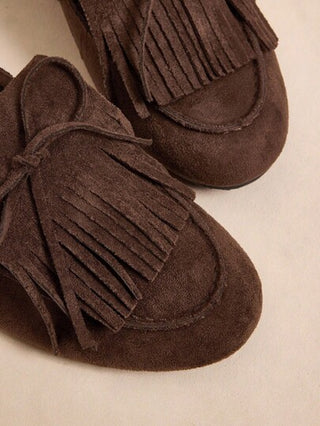 Rosivie حذاء نسائي بتصميم الشرارب والقوس المسطح