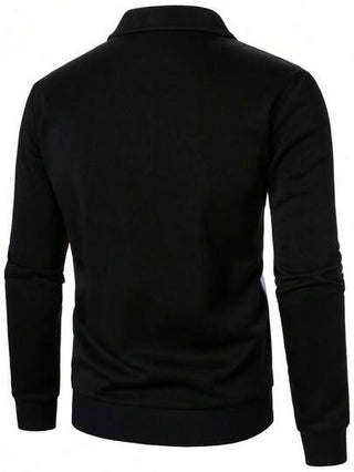 Manfinity Bizformal بلوزة رياضية رجالية بلون كتل متناقضة