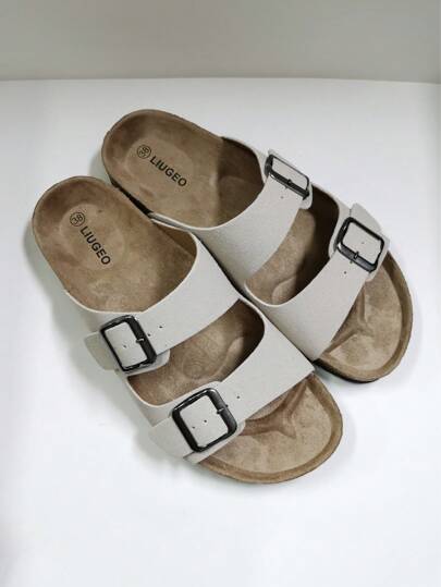 صنادل عصرية بنعل من الفلين الناعم، نعل داخلي مريح، صنادل مرتدية بدون ربط، صنادل للمشي في الشاطئ والخارج الصيفي، أحذية مشتركة للأزواج