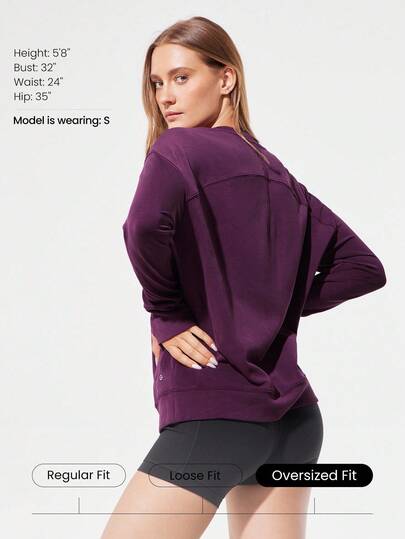 GLOWMODE كنزة صوفية كاجوال طويلة الأكمام بياقة على شكل حرف V مريحة وناعمة من القماش الحريري الممتد، مع فتحات للإبهام، مناسبة للاستخدام اليومي في فصل الخريف