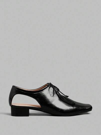 Ontre حذاء نسائي مسطح بتصميم مفرغ