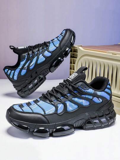 أحذية رجالية مريحة مانعة للانزلاق، أحذية رياضية رجالية ذات نعل سميك للخارج، أحذية كاجوال رجالية جديدة مقاومة للتآكل، أحذية رفع رجالية خفيفة الوزن عالية الجودة، أحذية تنزه رجالية ماركة قابلة للتنفس (نمط غير متماثل)