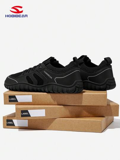 HOBIBEAR أحذية رياضية كاجوال للرجال، أحذية رياضية مريحة وعصرية وقابلة للتنفس بتصميم سهل الارتداء وفتحة قدم واسعة، مناسبة للأنشطة الخارجية والعمل