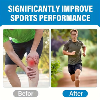 20 قطعة/ مجموعة من شريط الرياضة للركبتين، شريط رياضي مطاطي مسبق القطع لدعم العضلات، اللياقة البدنية، الجري، كرة القدم