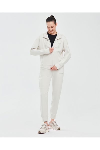 أداء كولطقم بدلة رياضية رمادية للنساء من W Track Suit S241200-035 Skechers