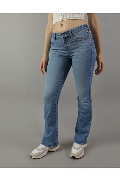 جينز AE Next Level Low-Rise Kick Bootcut U-1437-4540 American Eagle