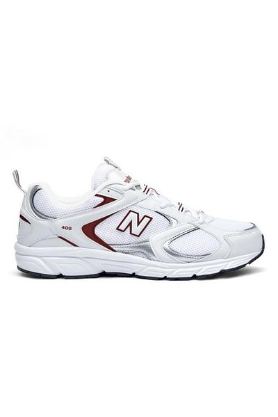 408 لايف ستايل ML408WR حذاء رياضي كاجوال للجنسين باللونين الأبيض والأحمر New Balance