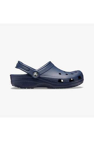 شبشب كلاسيكي باللون الأزرق الداكن للجنسين Crocs