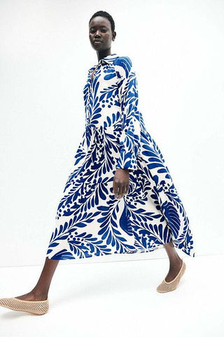 فستان قميص فيسكوز