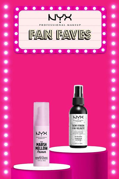 رذاذ تثبيت المكياج - ندي - برايمر تنعيم 02&The Marshmello L'oreal