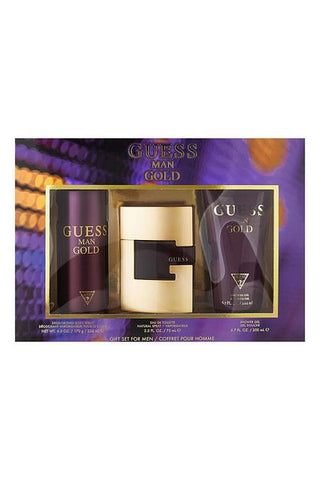 مجموعة جيس جولد للرجال، 75 مل أو دو تواليت، 200 مل جل استحمام، 226 مل سبراي للجسم