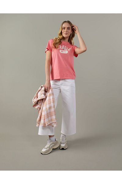 تي شيرت كورال للنساء/الفتيات U-0300-9300 American Eagle