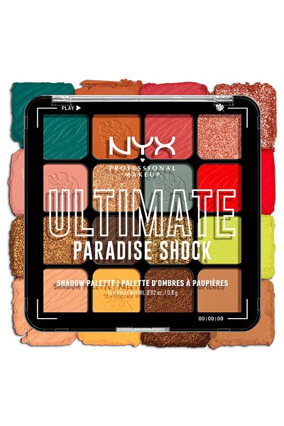 مجموعة ظلال العيون المثالية المكونة من 16 لونًا من بارادايس شوك L'oreal