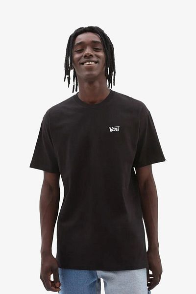 تي شيرت ميني سكريبت تي بي Erkek Siyah Vn0a7y3sblk1 VANS